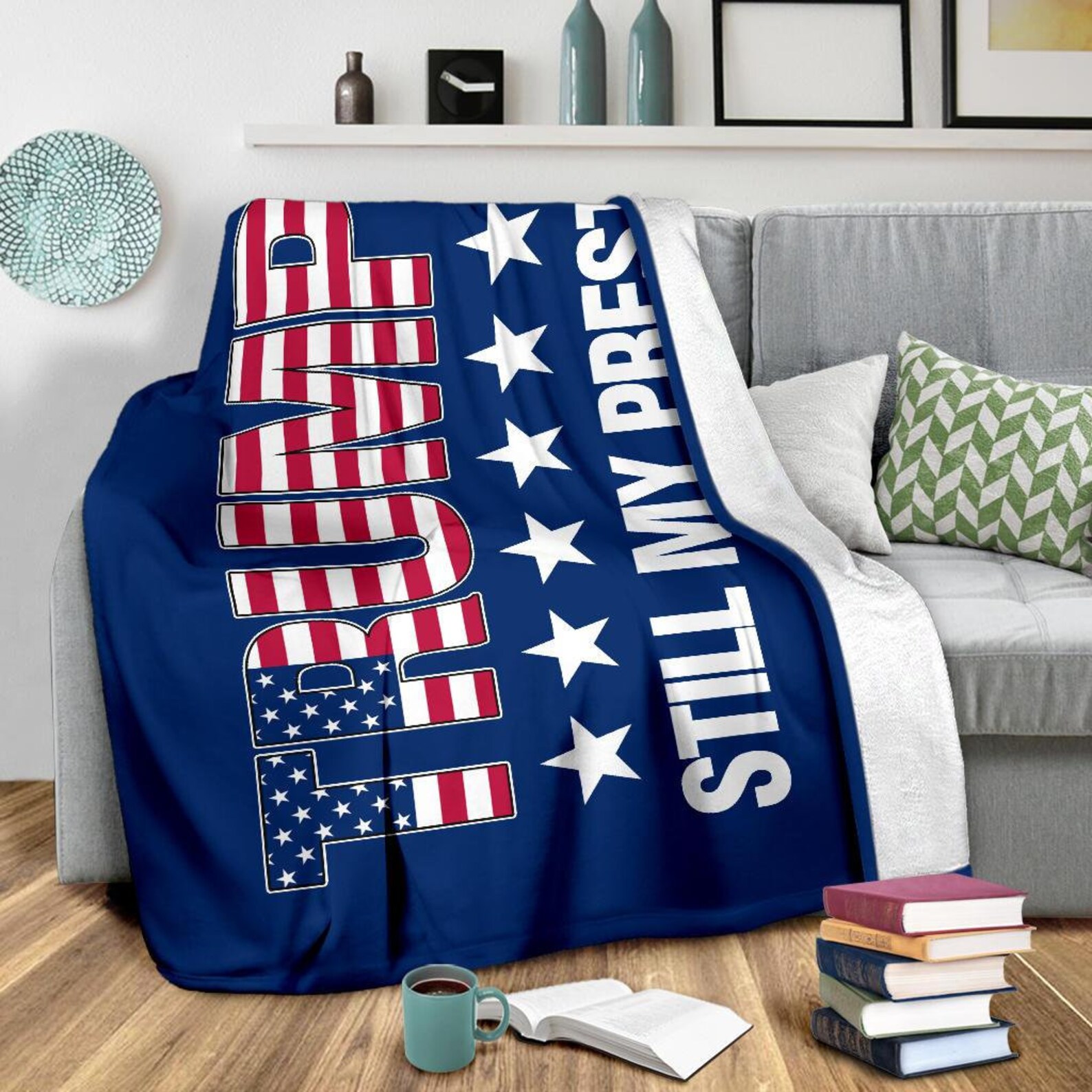 Trump Blanket Trump Throw Blanket Trump is my president Etsy