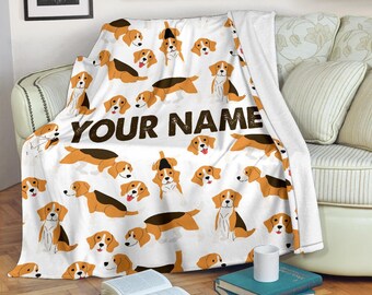 beagle throw blanket