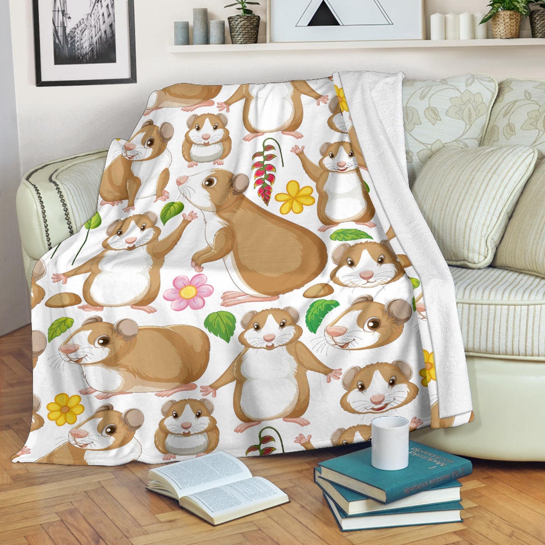Guinea Pig Blanket Domestic Cavy Throw Blanket Guinea Pig Etsy