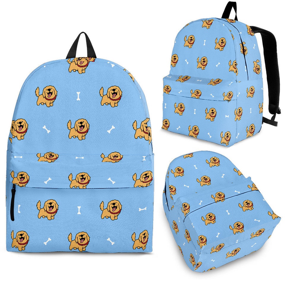 Golden Retriever Backpack Golden Retriever Dog breed Laptop Backpack