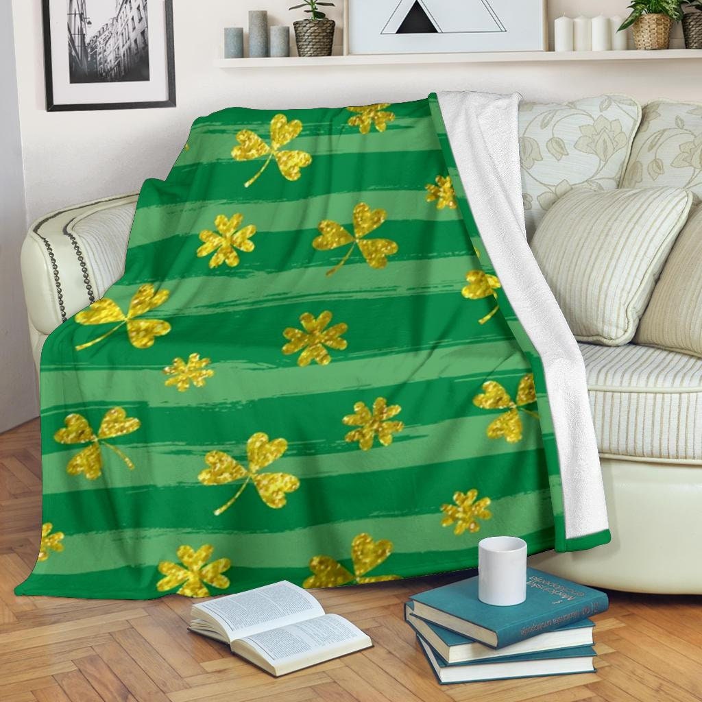 St Patrick Blanket Irish Throw Blanket St Patrick Fleece Etsy