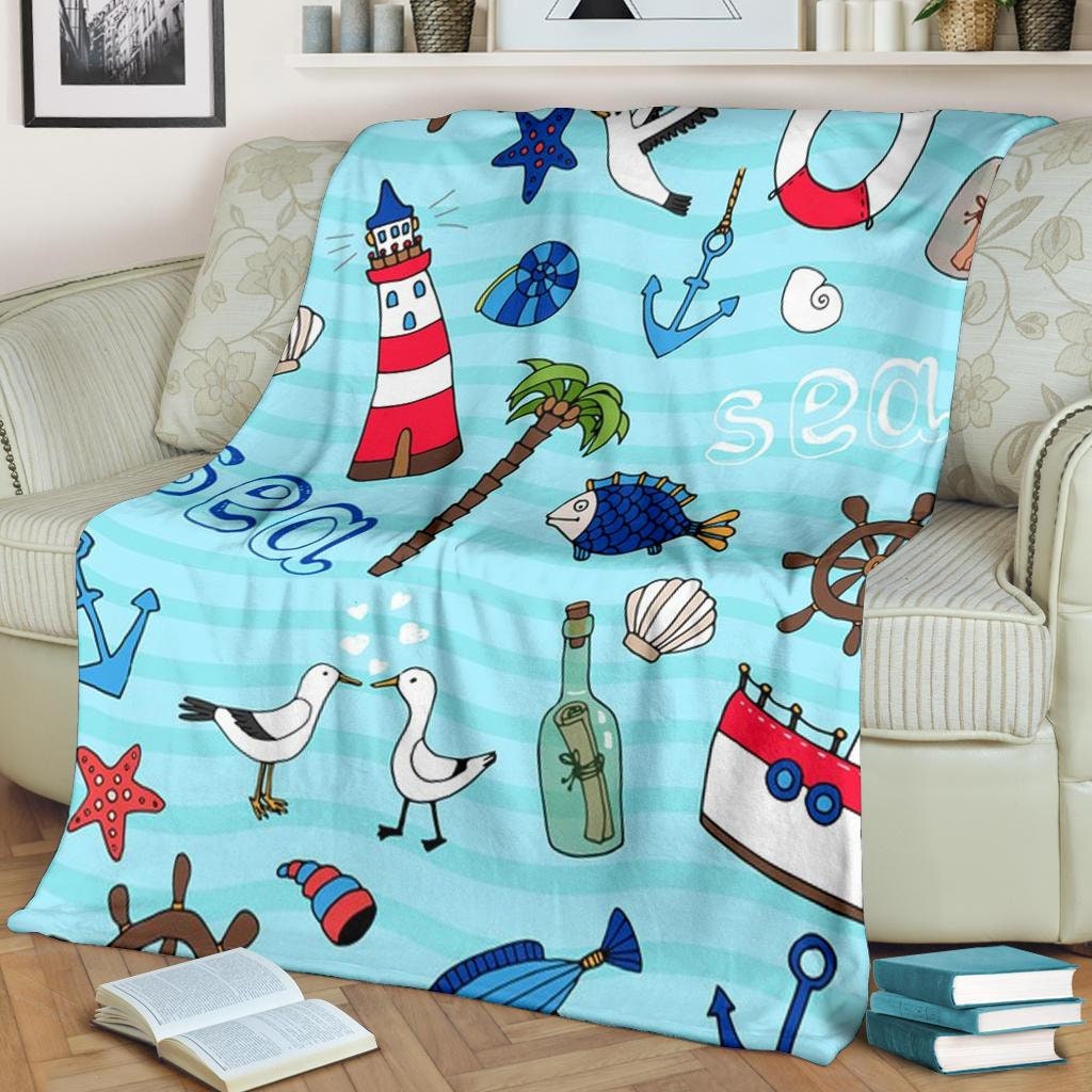 Sea Blanket Ocean Throw Blanket Sea Fleece Blanket Ocean Etsy France