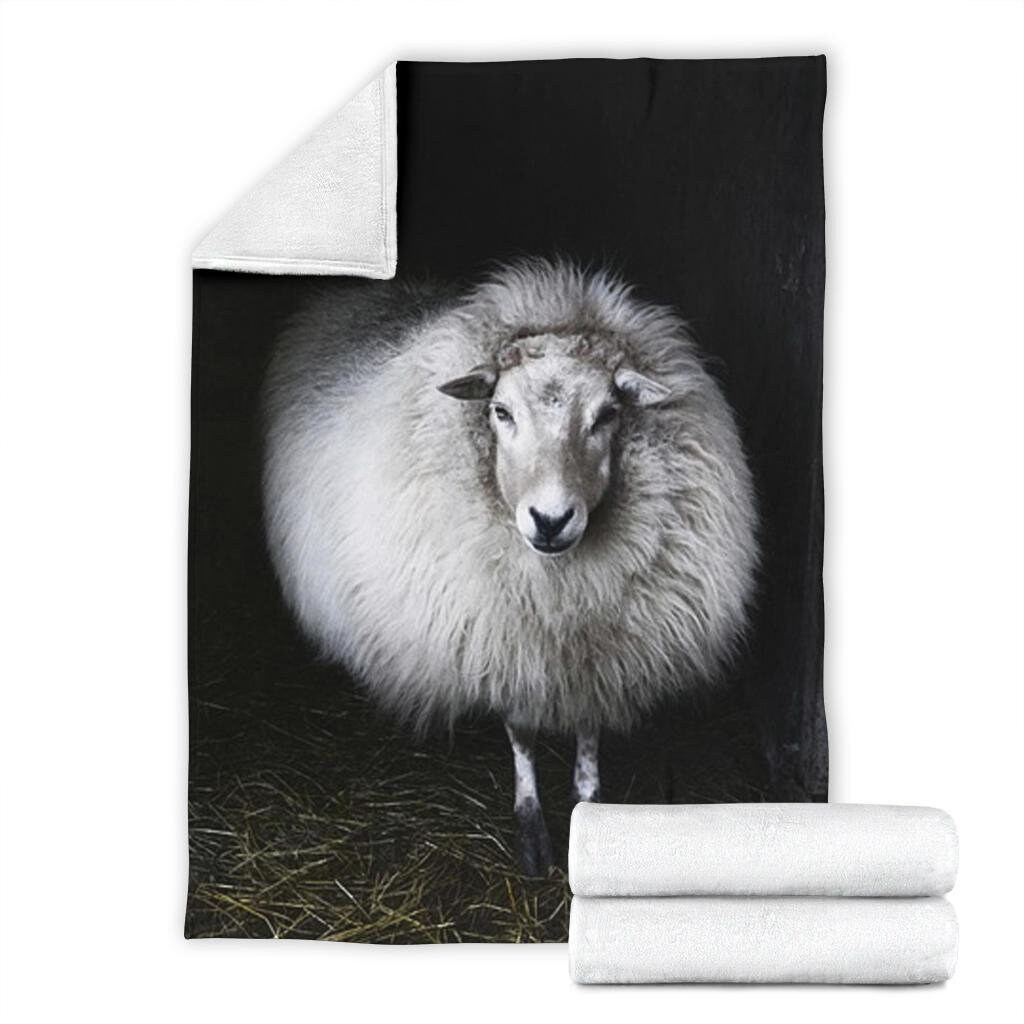 Sheep Blanket Sheep Throw Blanket Sheep Fleece Blanket Etsy España