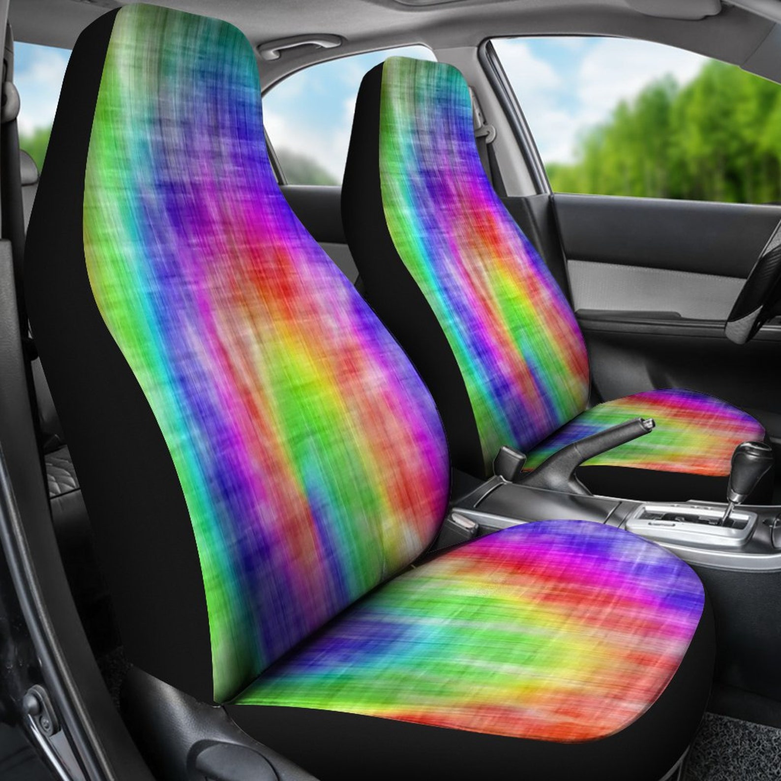 Tie Dye Car Seats set of 2 Tie Dye Tie Dye Car Seats Etsy Sweden