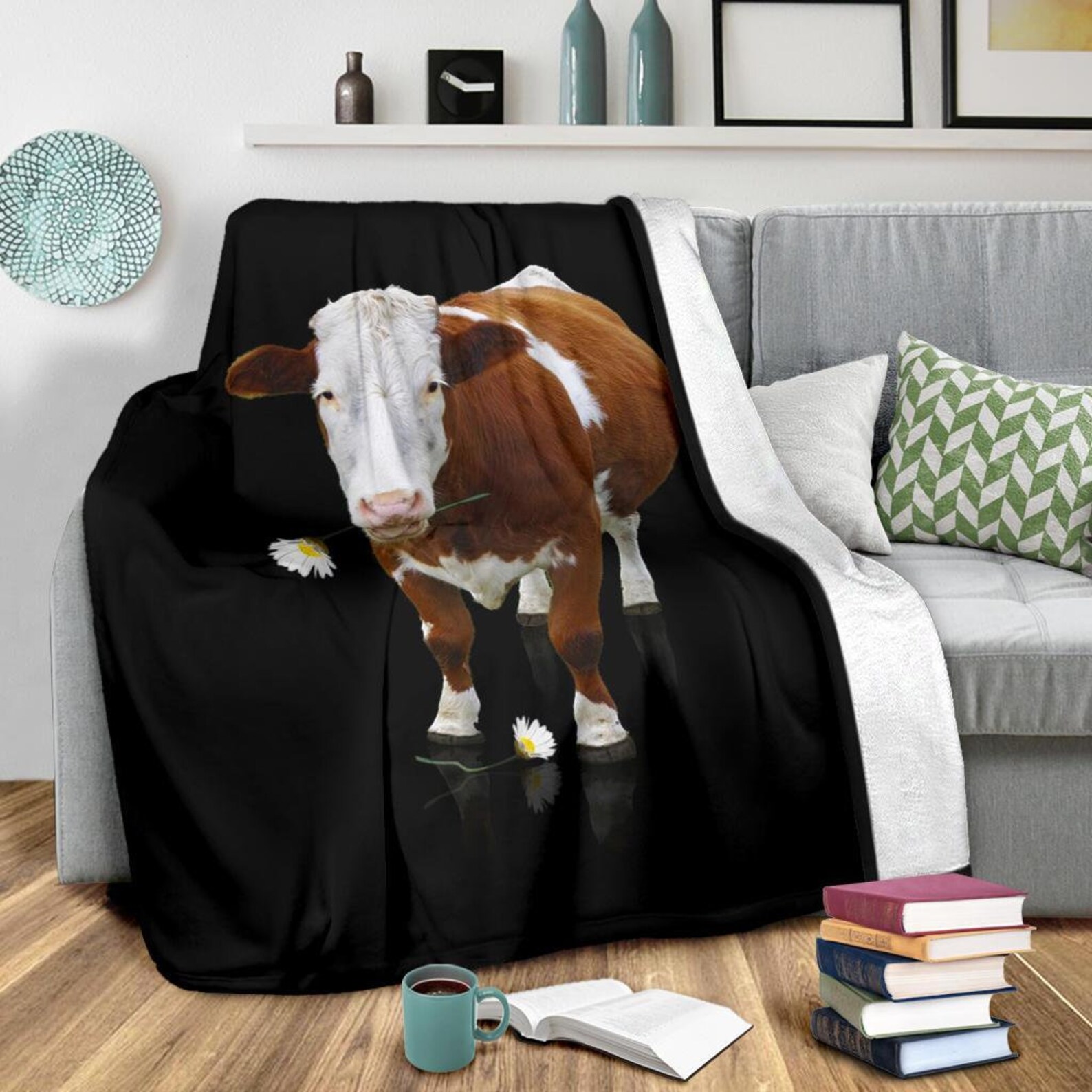 Cow Blanket Cow Print Blanket Cow Pattern Blanket Fleece - Etsy UK