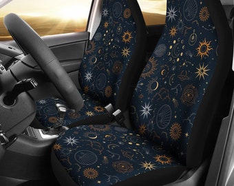 Showudesigns Car Seat Covers Front Seat+Steering Wheel Cover+Cup Holder Coasters+Seat Belt Cushion+Key Rings 9 Pieces Car Accessories Set Universal Fit SUV,Sedan Showudesigns Car Seat Covers Front Seat+Steering Wheel Cover+Cup Holder Coasters+Seat Belt Cushion+Key Rings 9 Pieces Car Accessories Set Universal Fit SUV,Sedan