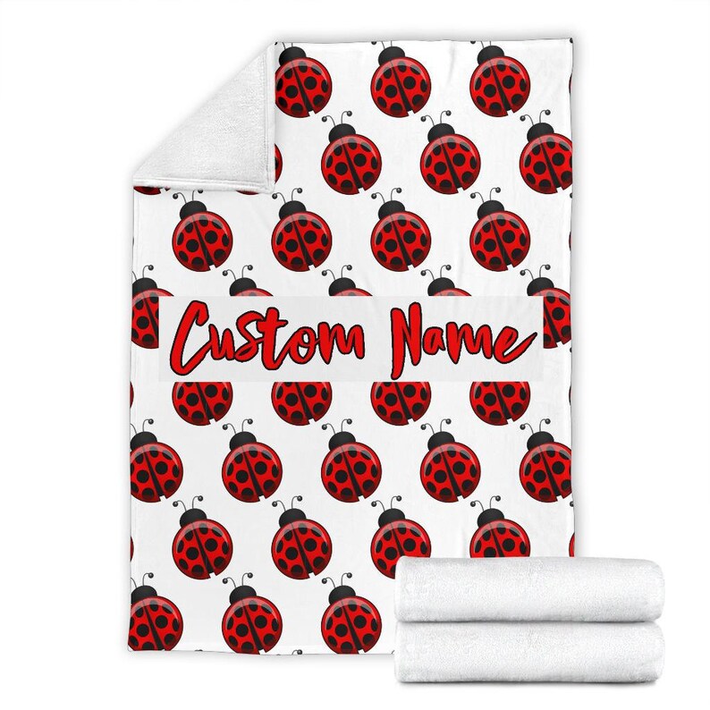 Ladybug Blanket Ladybug Throw Blanket Ladybug Fleece Etsy