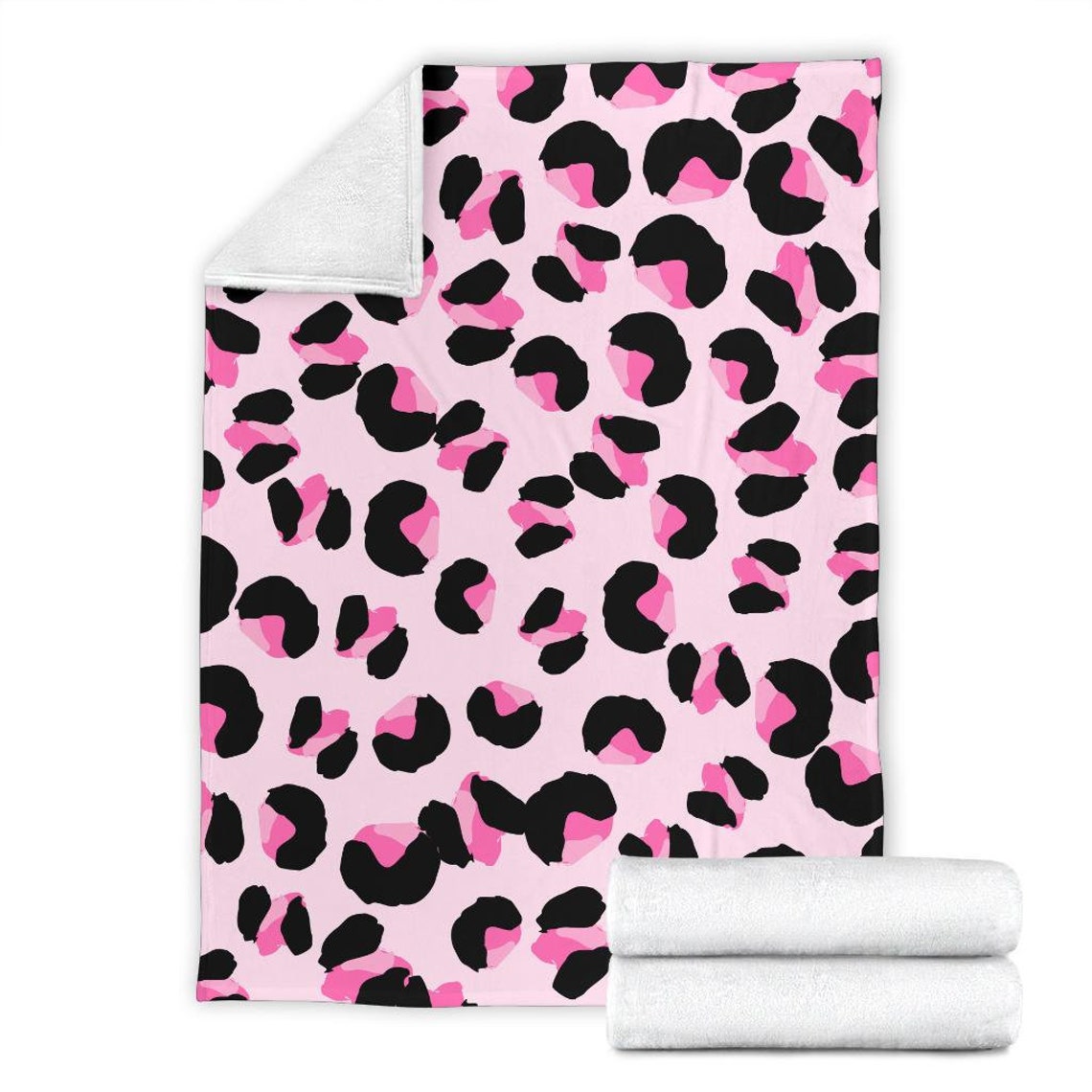 Leopard Blanket Leopard Throw Blanket Leopard Fleece Etsy