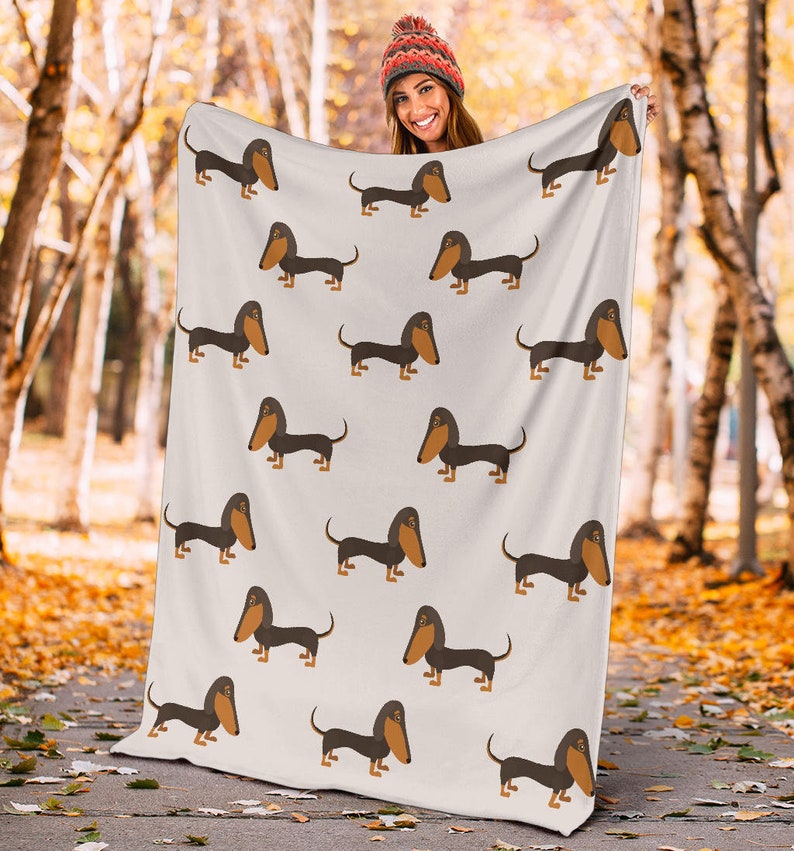 Dachshund Dog Mom Dad Owner Blanket Throw Blanket Etsy
