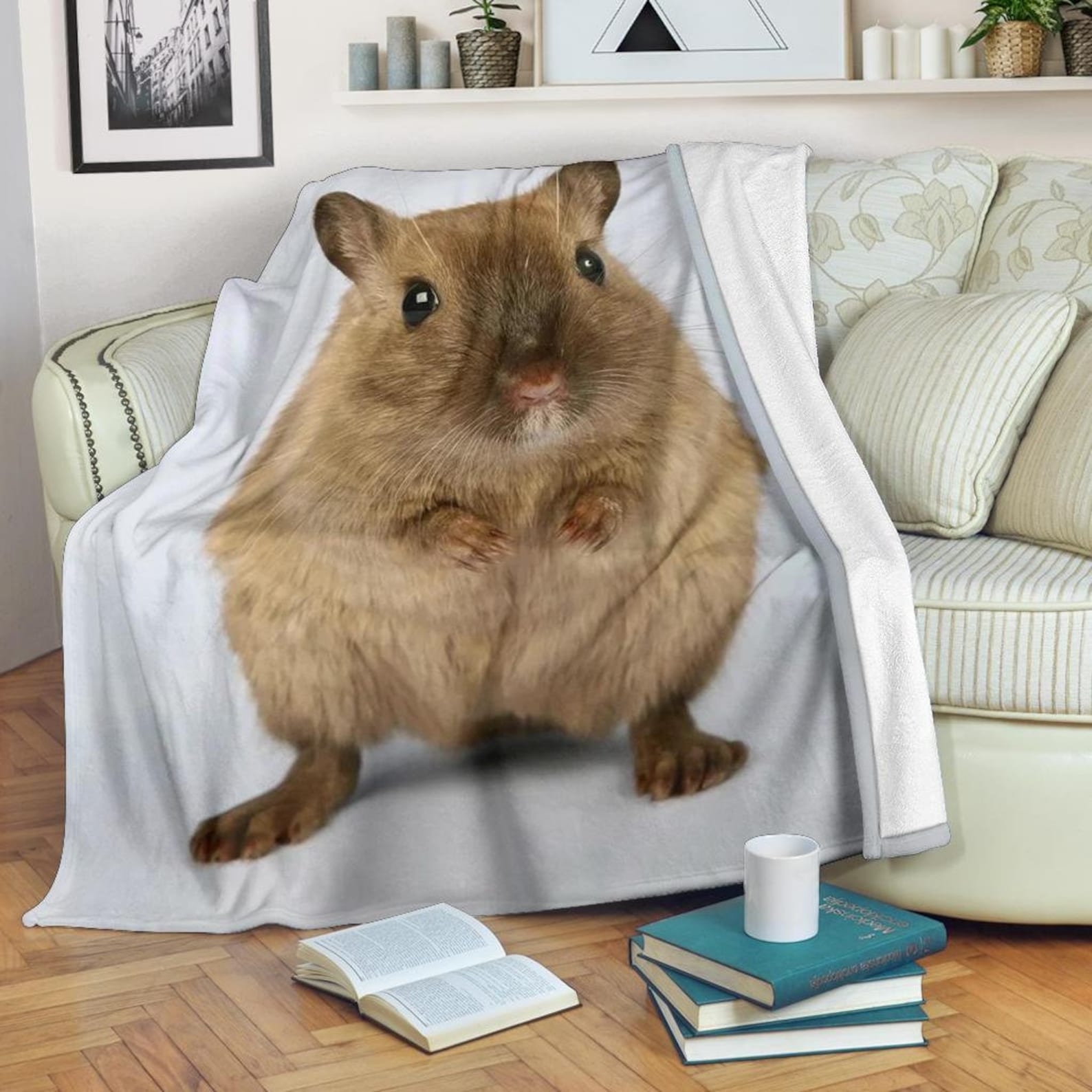 Hamster Blanket Rodents Throw Blanket Hamster Fleece Etsy