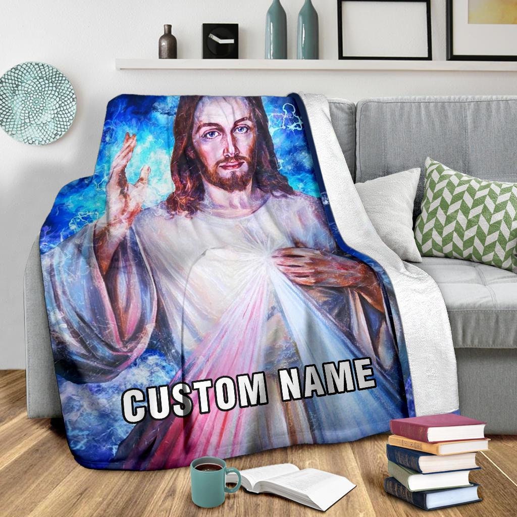 Jesus Christ Blanket Christianity Throw Blanket Jesus Etsy UK