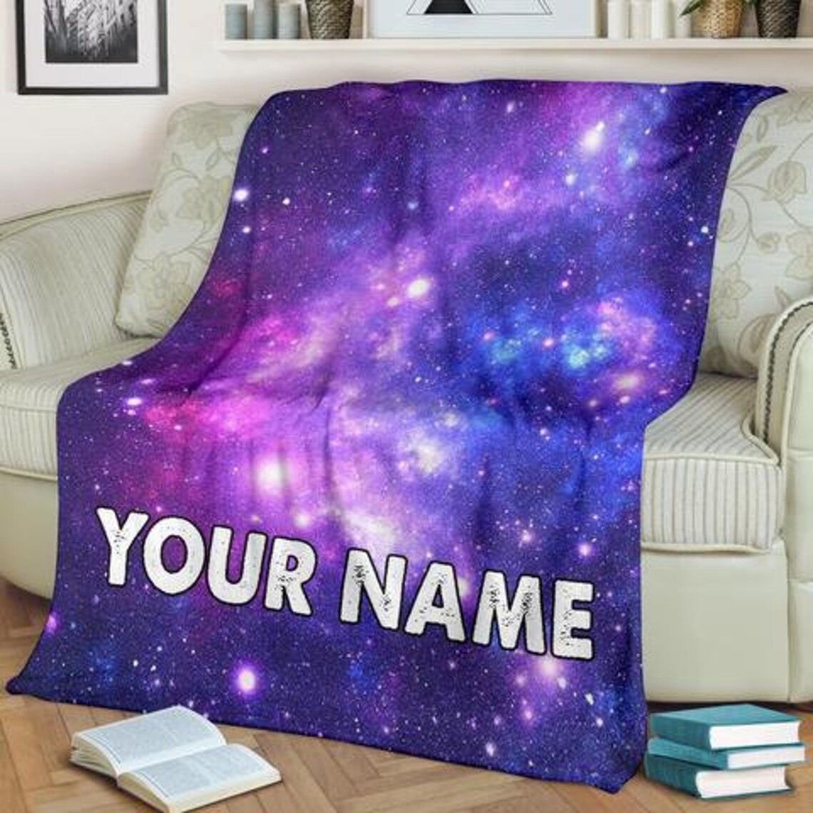 Galaxy Blanket Galaxy Throw Blanket Galaxy Fleece Blanket Etsy