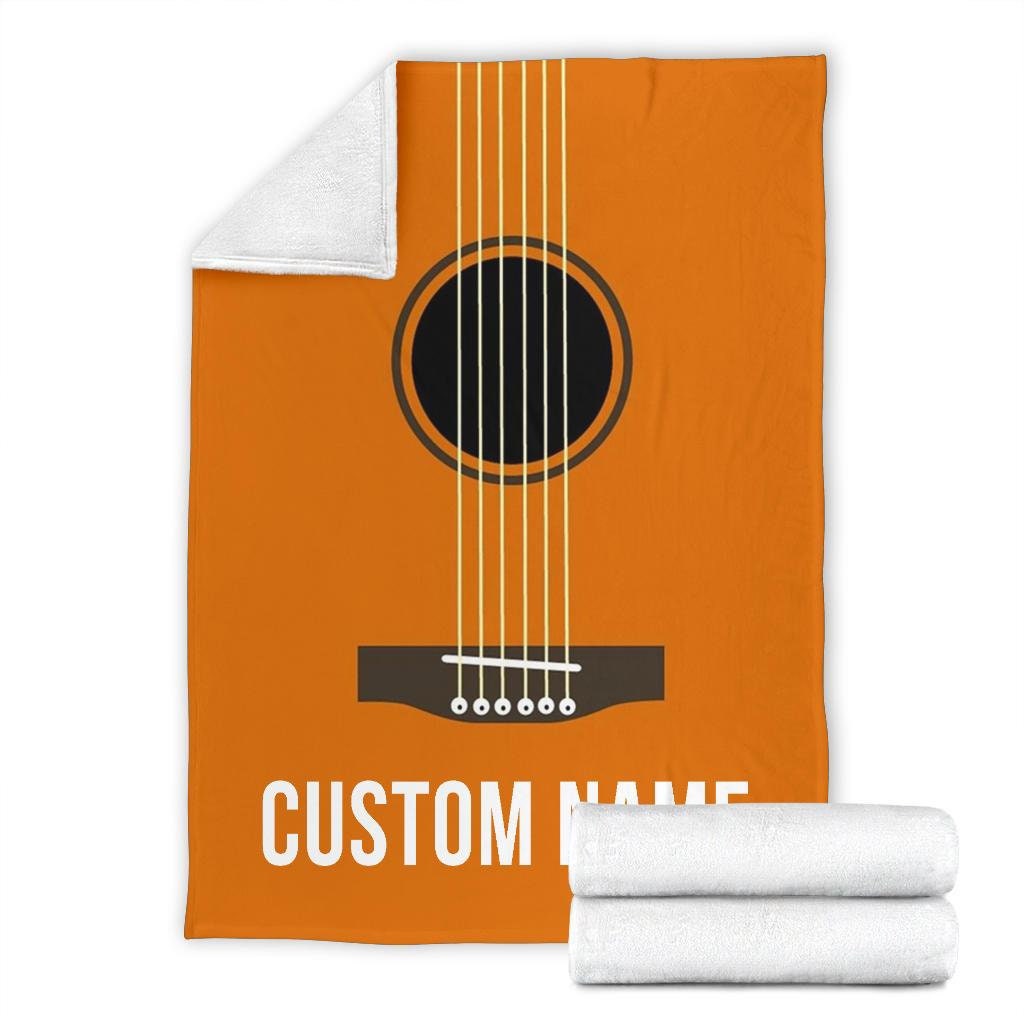 Guitar Blanket Guitar Throw Blanket Guitar Fleece Blanket | Etsy
