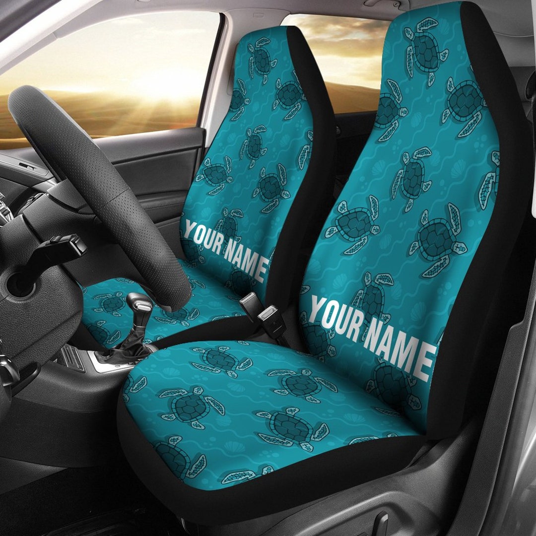 Turtle Car Seat Covers set of 2 Universal Front Car and Etsy