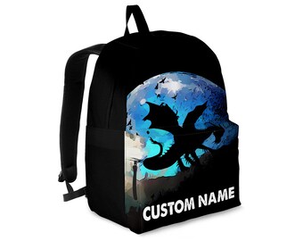 Blue Dragon Backpack - Etsy