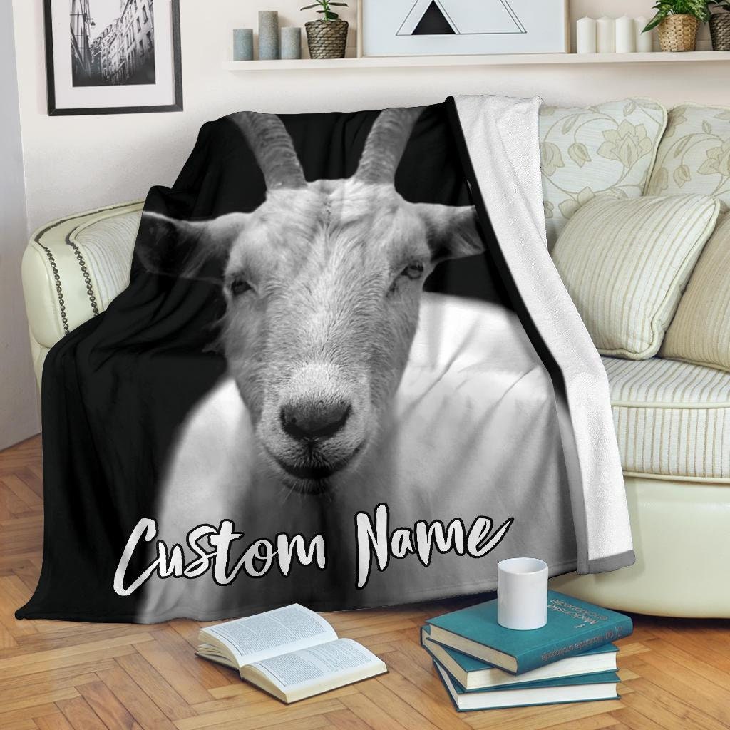Goat Blanket Goat Throw Blanket Farm Farmer Fleece Blanket Etsy España