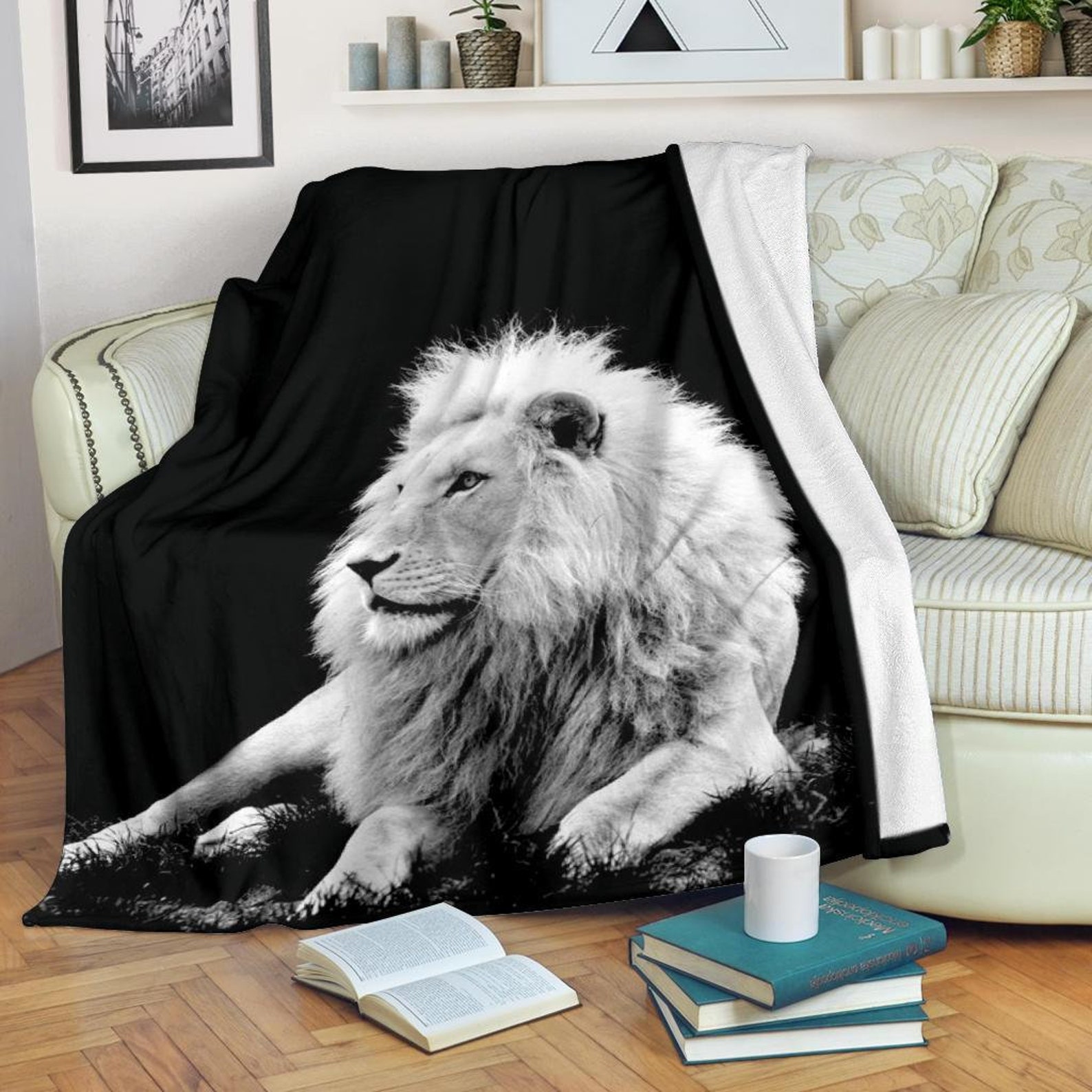 Lion Blanket Lion Throw Blanket Lion Fleece Blanket Lion Etsy