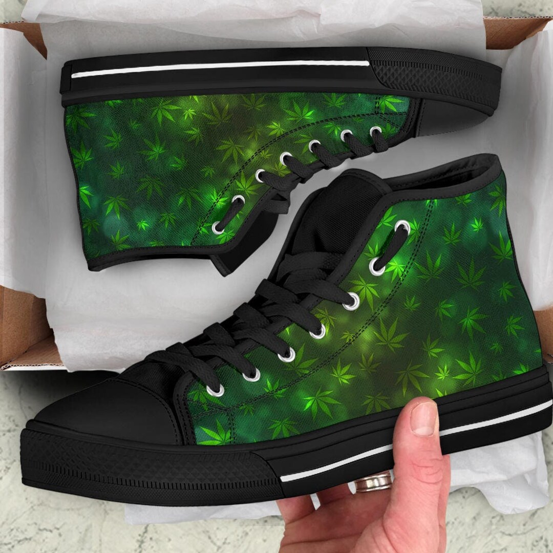 custom weed shoes