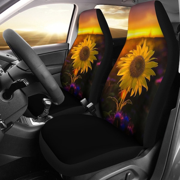 Sunflower Car Seat Covers Etsy