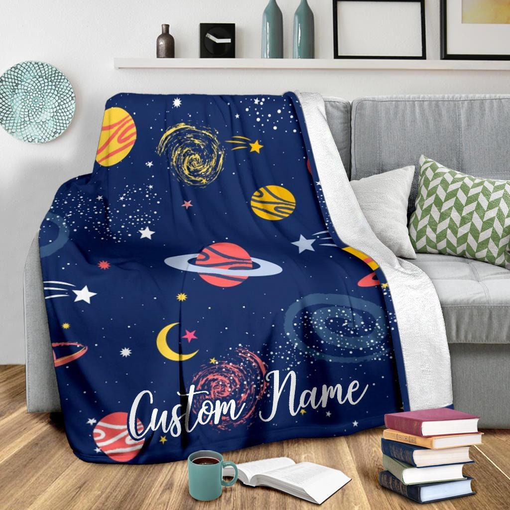 Galaxy Blanket Galaxy Throw Blanket Galaxy Fleece Blanket | Etsy