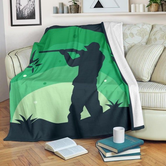 Hunting Blanket Hunting Throw Blanket Hunting Fleece Etsy