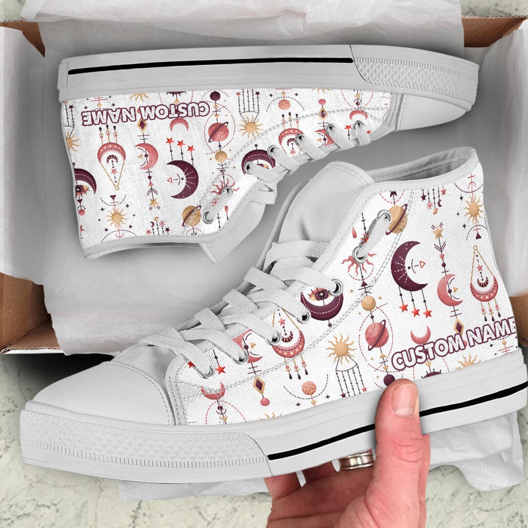 Astrological Zodiac Shoes Horoscope Sneakers Astrology Etsy