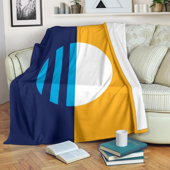 Milwaukee City Flag Wisconsin Blanket Throw Blanket Fleece Etsy