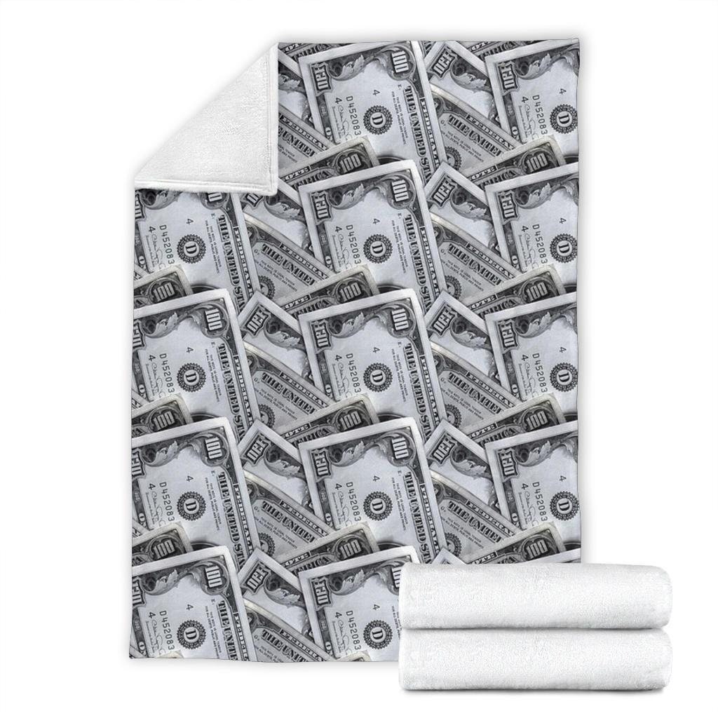 Money Blanket Money Printed Blanket Dollar Banknotes Print Etsy UK