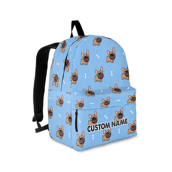 French Bulldog Backpack French Bulldog Laptop Backpack Etsy