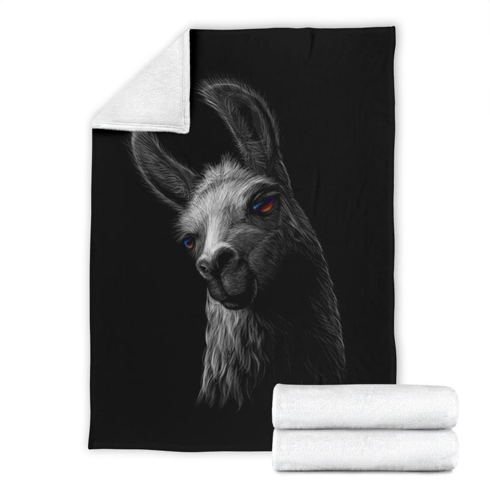 Llama Blanket Alpaca Throw Blanket Llama Fleece Blanket - Etsy
