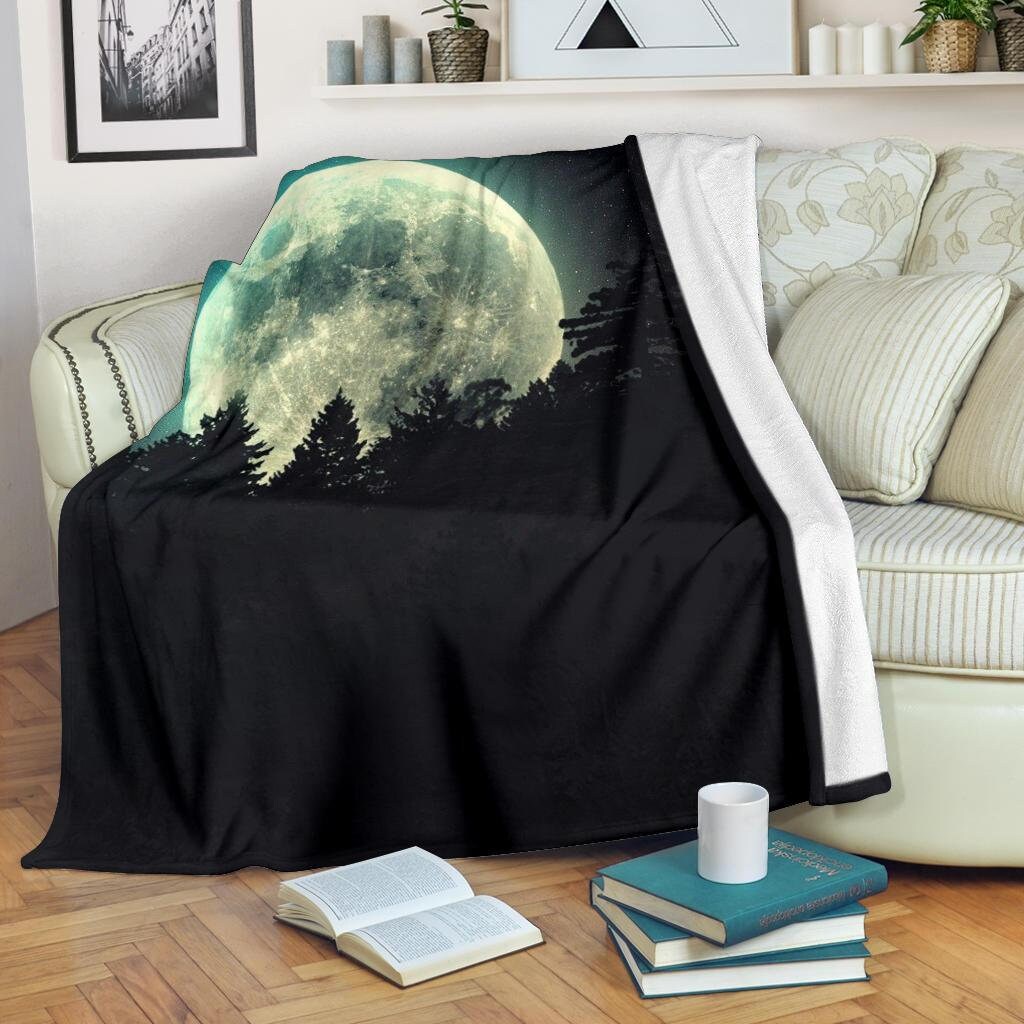 Fleece Throw Blanket Element Moon Soft Blankets and Throws for Sofa Bed Machine Washable 60x50 Inches Fleece Throw Blanket Element Moon Soft Blankets and Throws for Sofa Bed Machine Washable 60x50 Inches