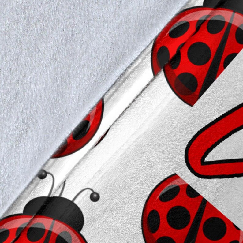 Ladybug Blanket Ladybug Throw Blanket Ladybug Fleece Etsy