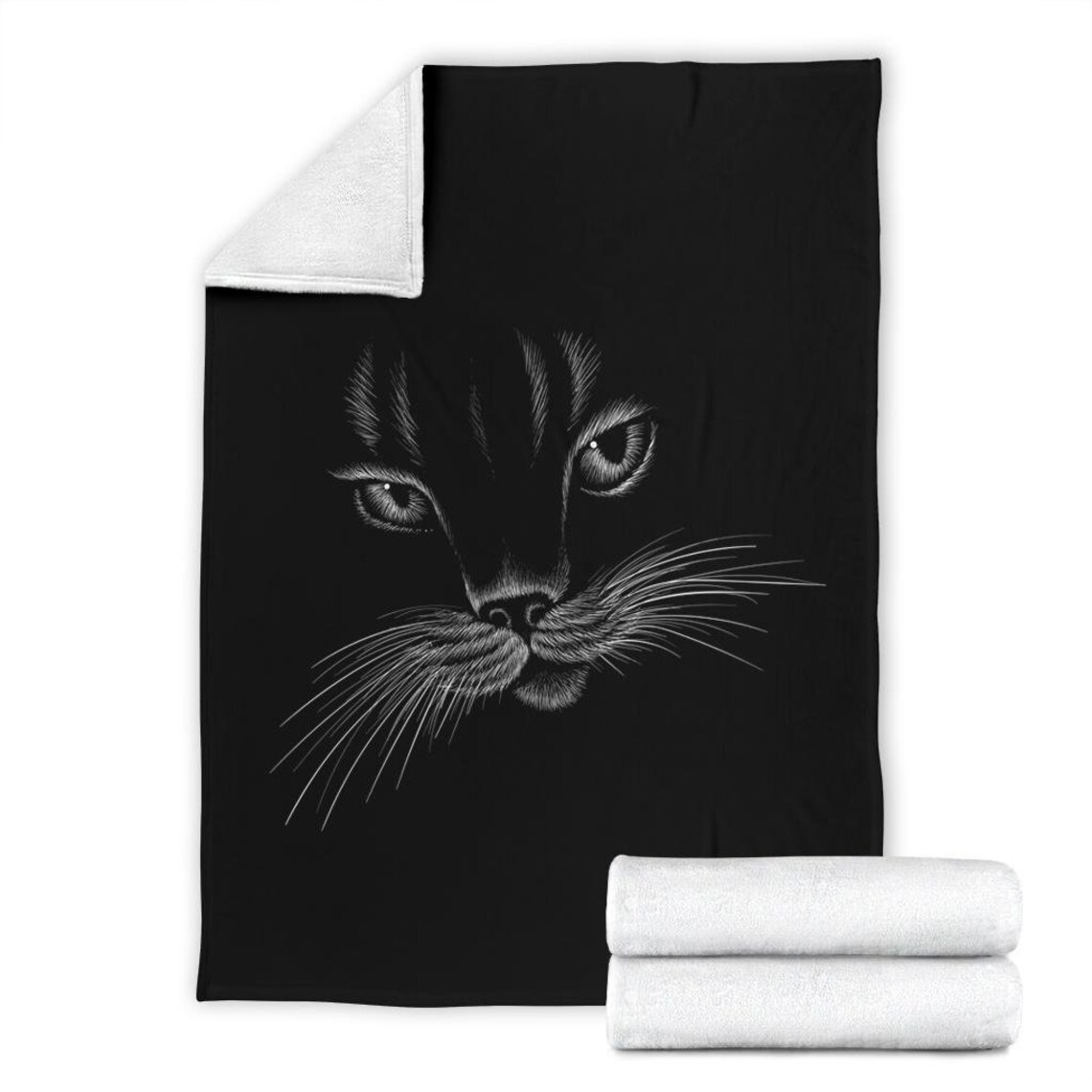 Cats Blanket Cats print Blanket Cat Throw blanket Cat Etsy España