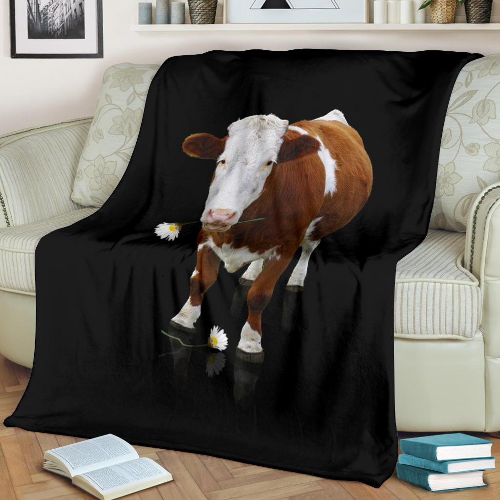 Cow blanket cow print blanket cow pattern blanket fleece etsy uk