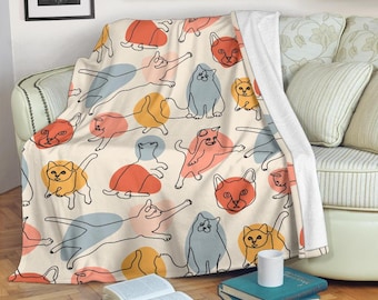 blanket with cats