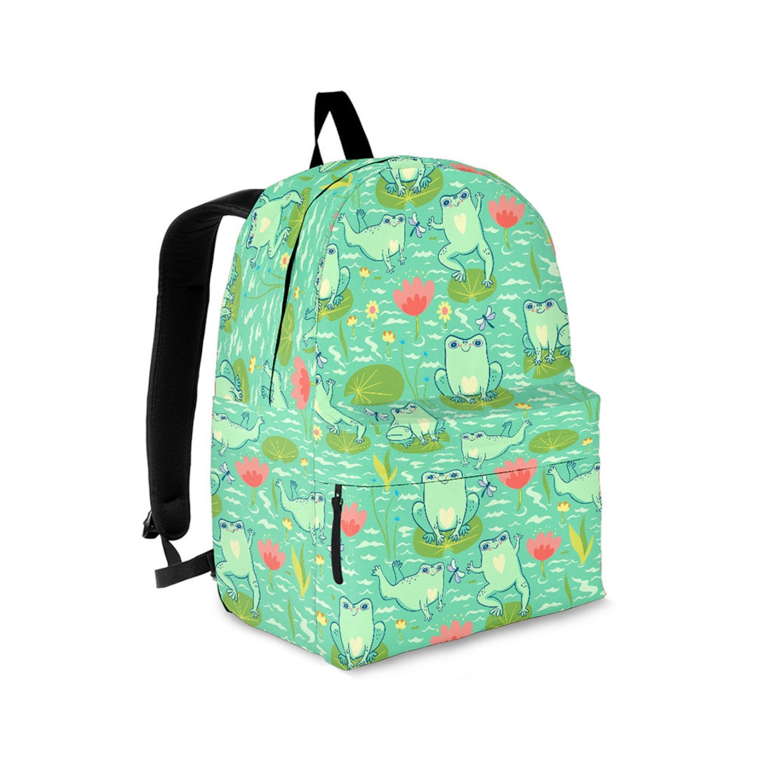 Frogs Backpack Frogs Laptop Backpack Frogs Backpacks for Etsy