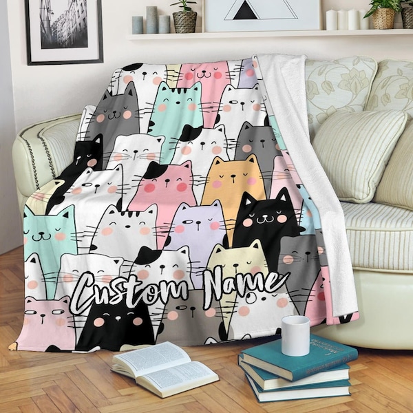 Fleece Cat Blanket Etsy