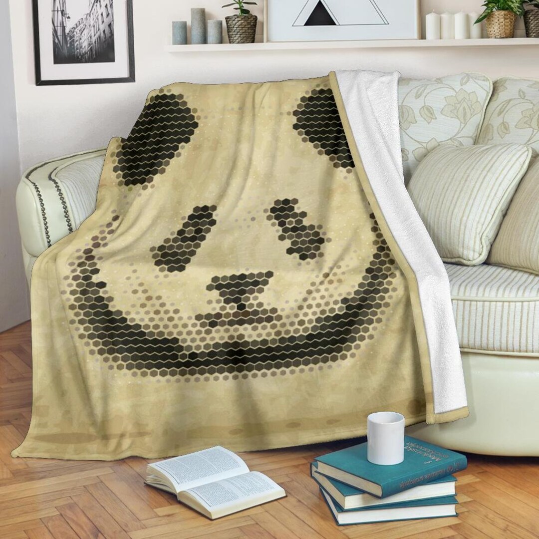 Panda Blanket Panda Throw Blanket Panda Fleece Blanket Etsy España