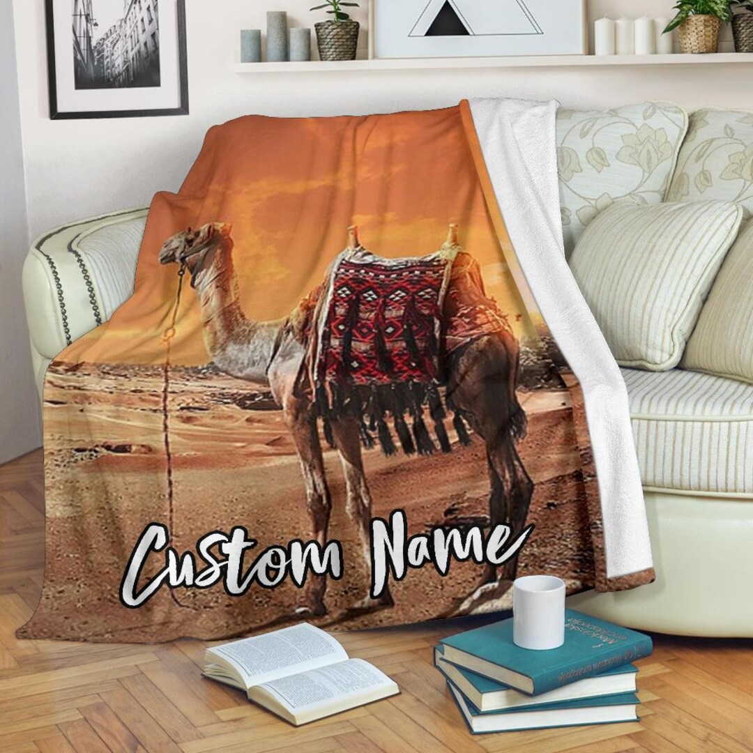 Camel Blanket Camel Throw Blanket Camel Fleece Blanket Etsy