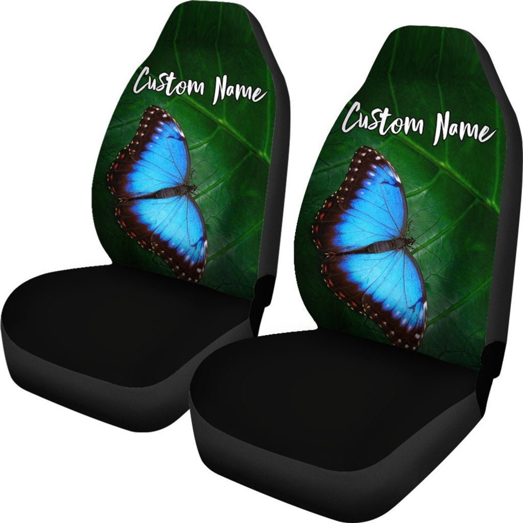 Butterfly Car Seat Covers set of 2 Universal Front Car and Etsy