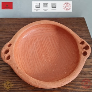 Lot 2 Pcs of Eco Moroccan Handcrafted FRAN ALI Tagine Traditionnel Cooking - 3 Size