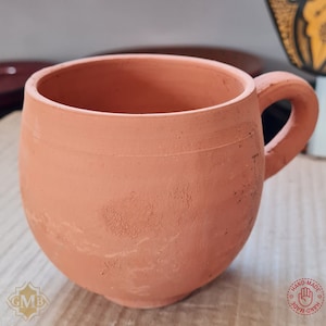 Eco Moroccan Clay Mug Handcrafted - Lot 2 Pieces
