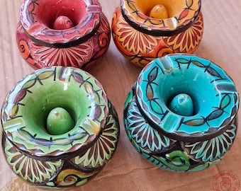 Handmade Cute Ceramic Moroccan Ashtray