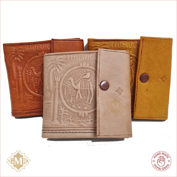 Moroccan Handcrafted leather wallet