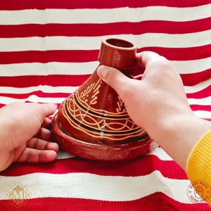 Moroccan Hand Crafted Small Tagine Potery