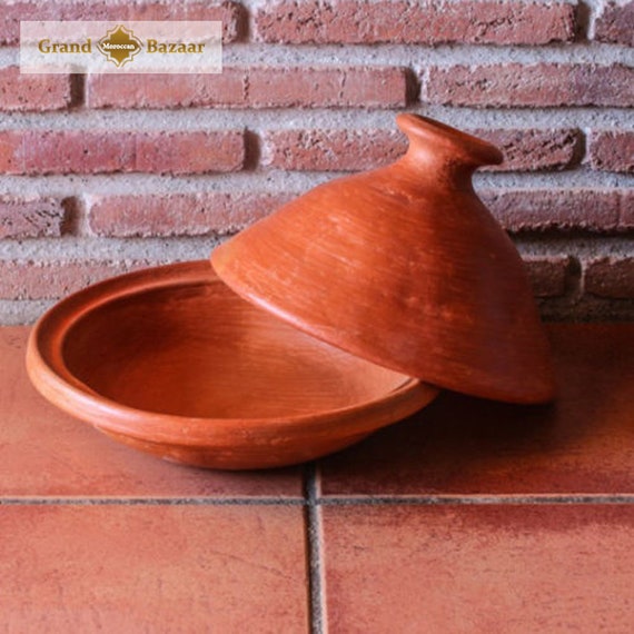 Plat à tajine traditionnel en terre cuite – Décoration Oriental