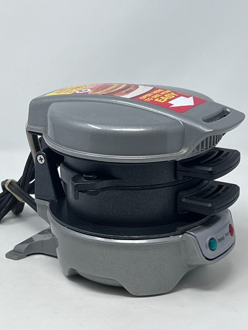 Hamilton Beach Breakfast Sandwich Maker Gray 25475A Egg Mcmuffin Style