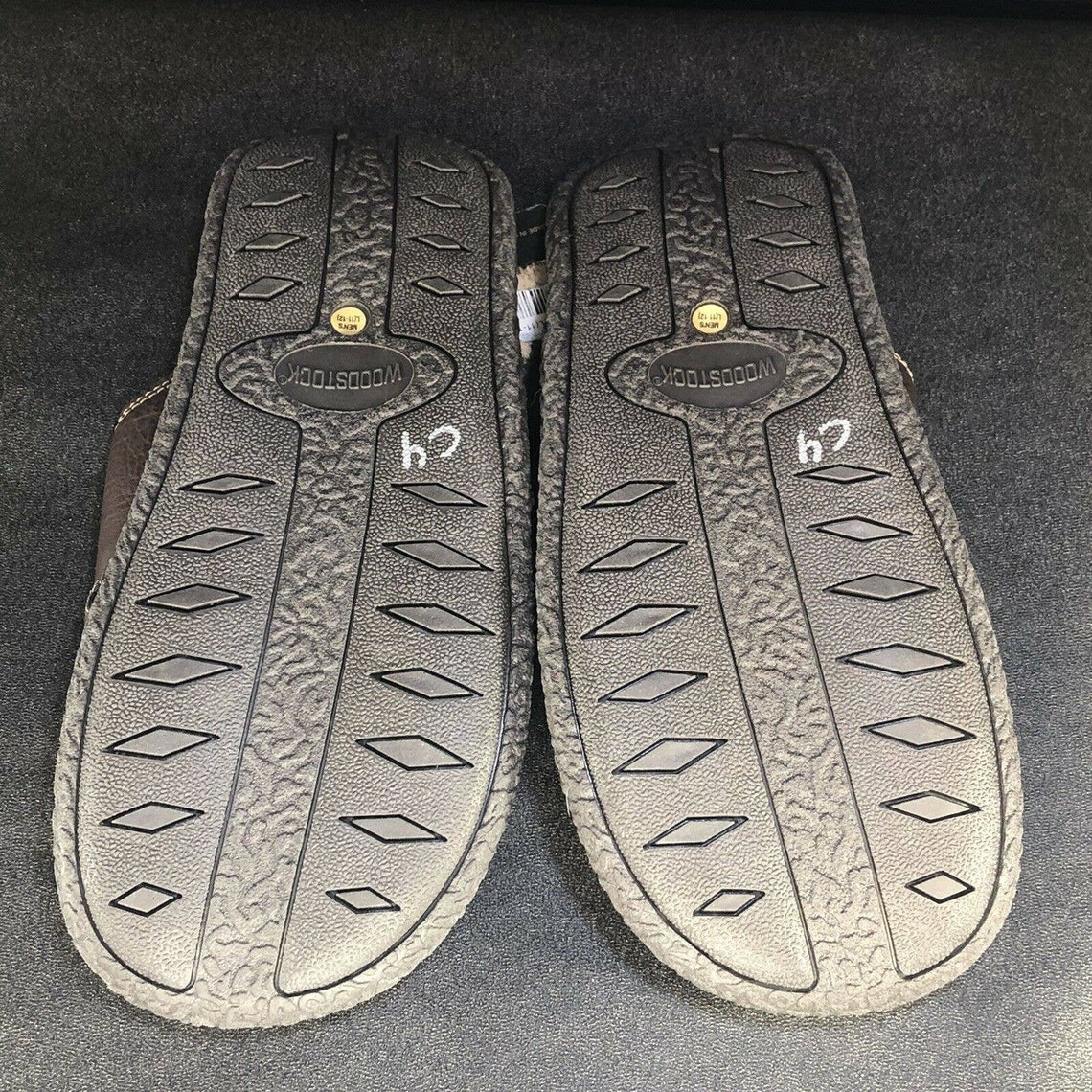 Woodstock Mens Sandals Large 1112 Brown High Density Memory Etsy