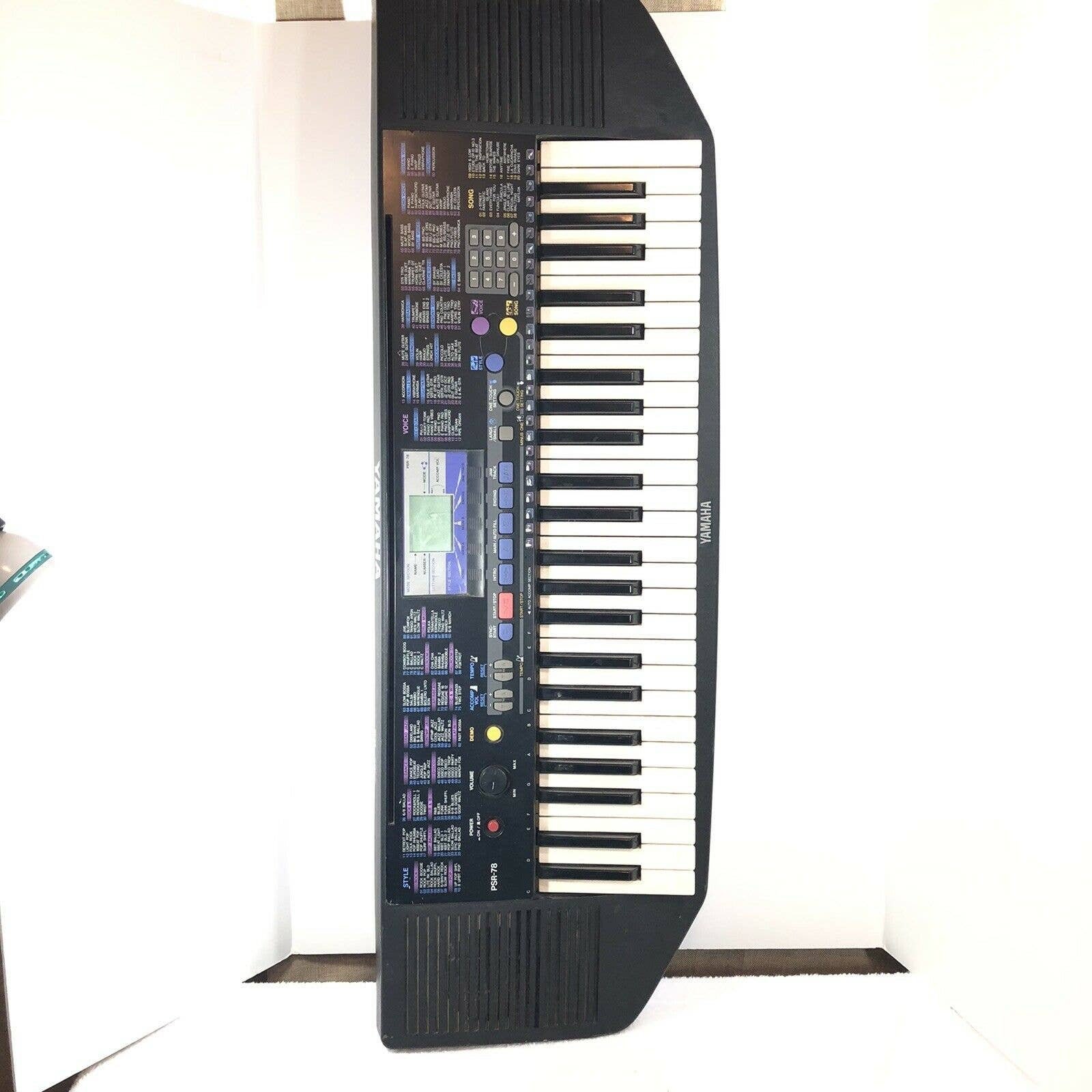 Yamaha PSR 78 Electronic Keyboard 37 Long Uses Batteries Etsy Israel