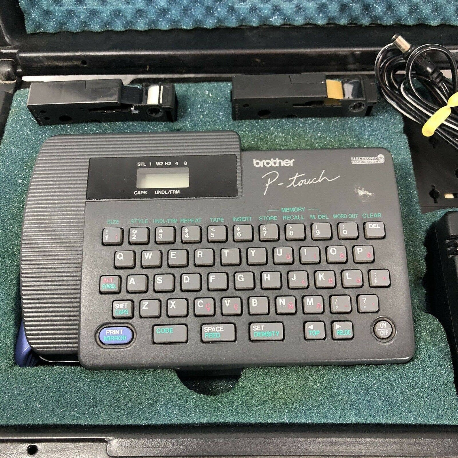 Brother PTouch Model PT15 Label Maker Case Not Tested Etsy